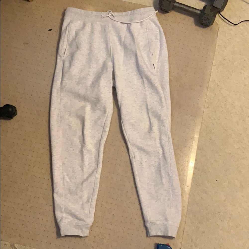 White Champs Sports Heathered Joggers